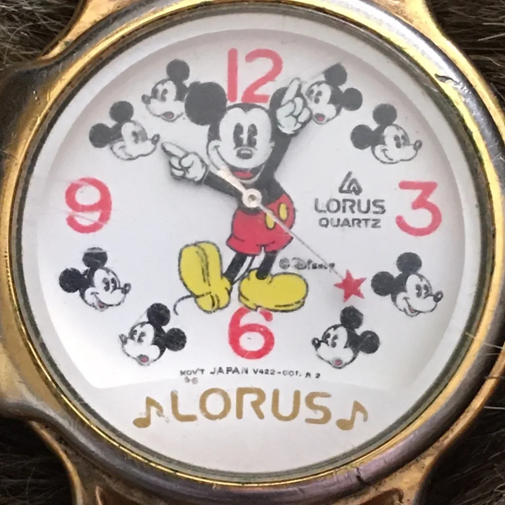 Vintage Lorus Mickey Mouse musical watch